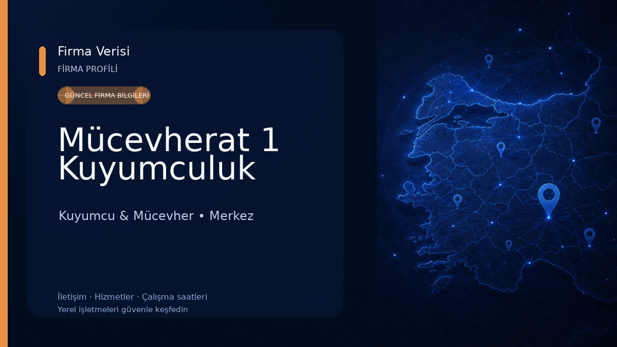 Mücevherat 1 Kuyumculuk Kuyumcu & Mücevher