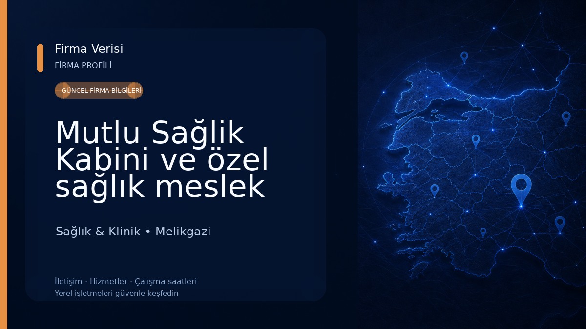 Mutlu Sağlik Kabini ve özel sağlık meslek hizmet birimi Sağlık & Klinik