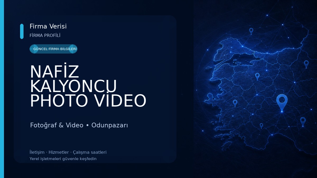 NAFİZ KALYONCU PHOTO VİDEO BULVA ŞUBE Fotoğraf & Video