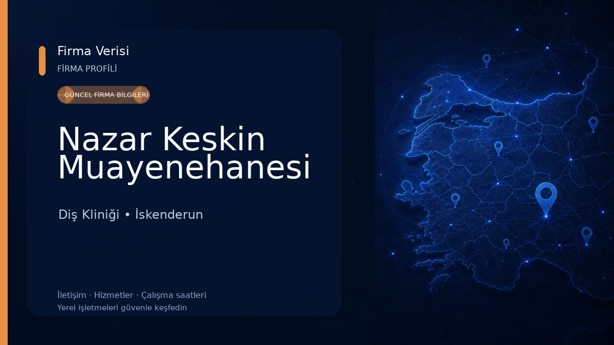 Nazar Keskin Muayenehanesi Diş Kliniği