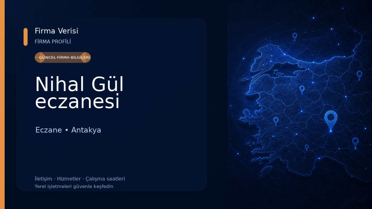 Nihal Gül eczanesi Eczane