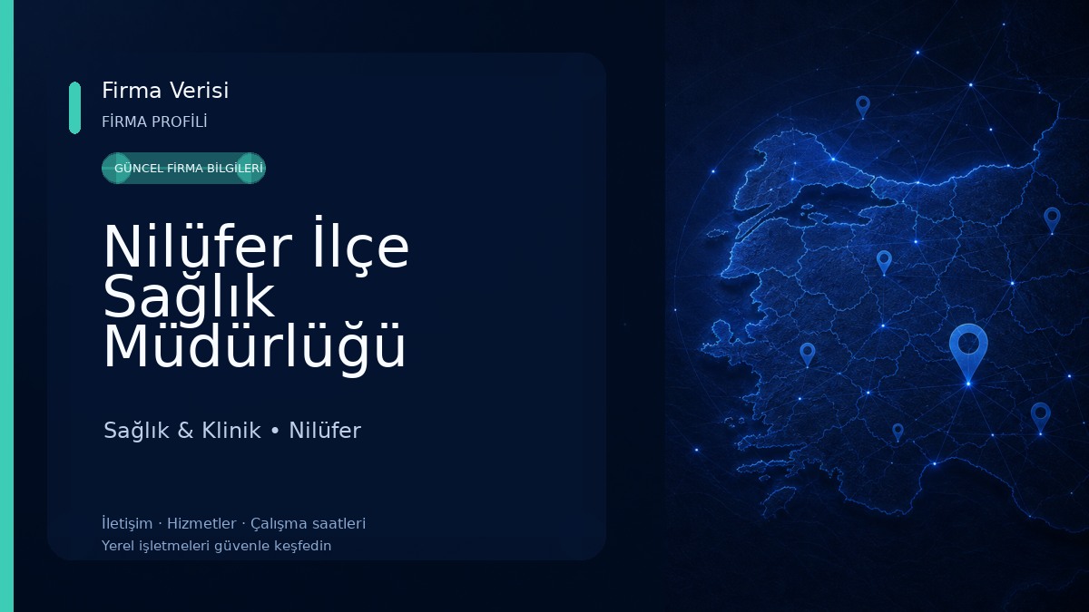 Nilüfer İlçe Sağlık Müdürlüğü Sağlıklı Hayat Merkezi Sağlık & Klinik