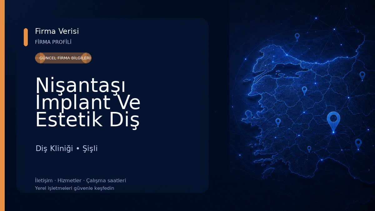 Nişantaşı İmplant Ve Estetik Diş Tedavi Merkezi Diş Kliniği