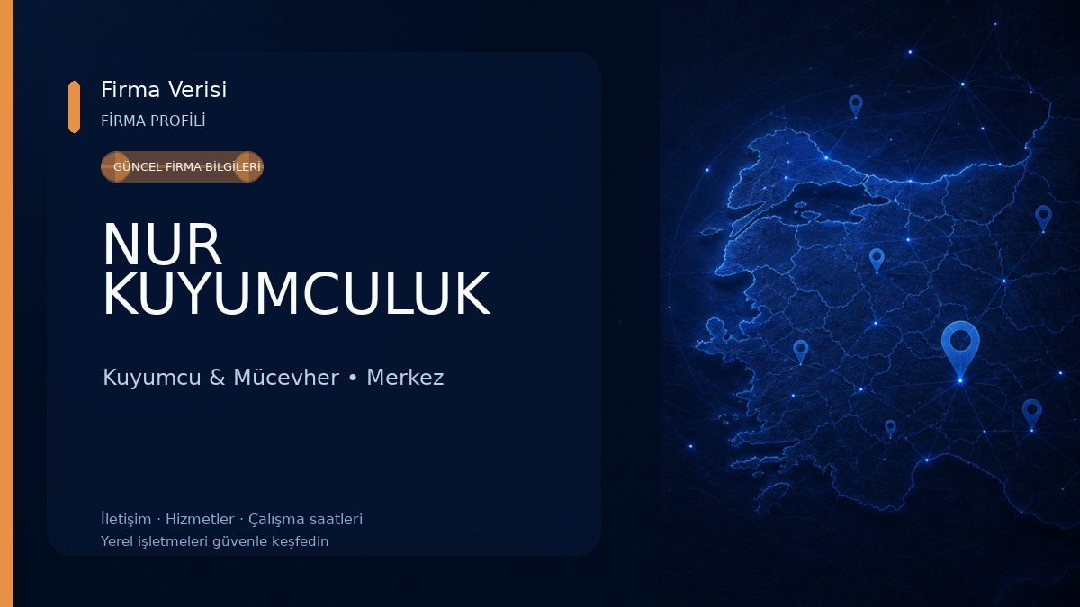 NUR KUYUMCULUK Kuyumcu & Mücevher