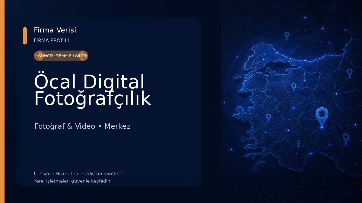Öcal Digital Fotoğrafçılık Fotoğraf & Video