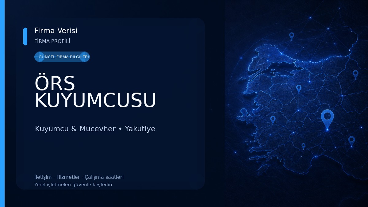 ÖRS KUYUMCUSU Kuyumcu & Mücevher