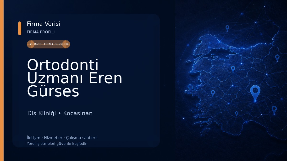 Ortodonti Uzmanı Eren Gürses Diş Kliniği