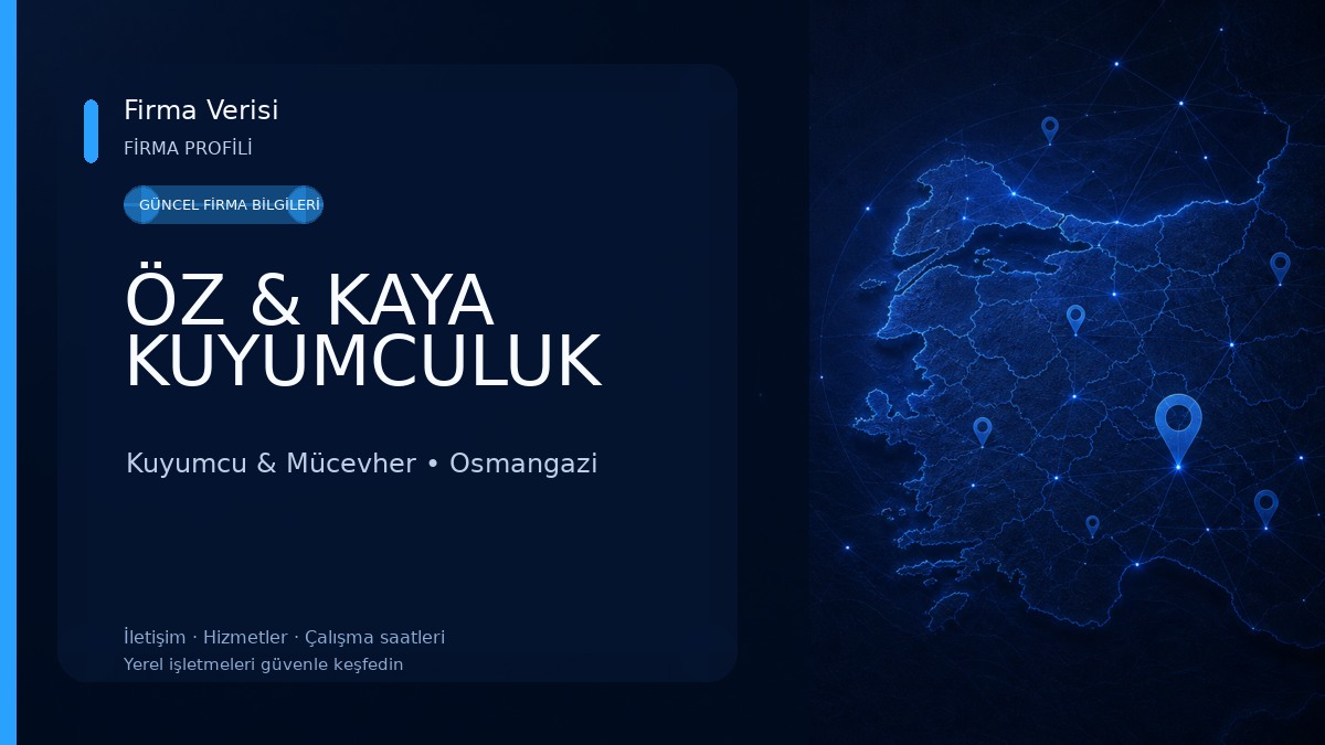 ÖZ & KAYA KUYUMCULUK Kuyumcu & Mücevher