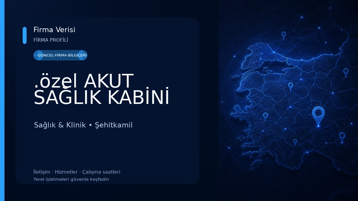 .özel AKUT SAĞLIK KABİNİ Sağlık & Klinik