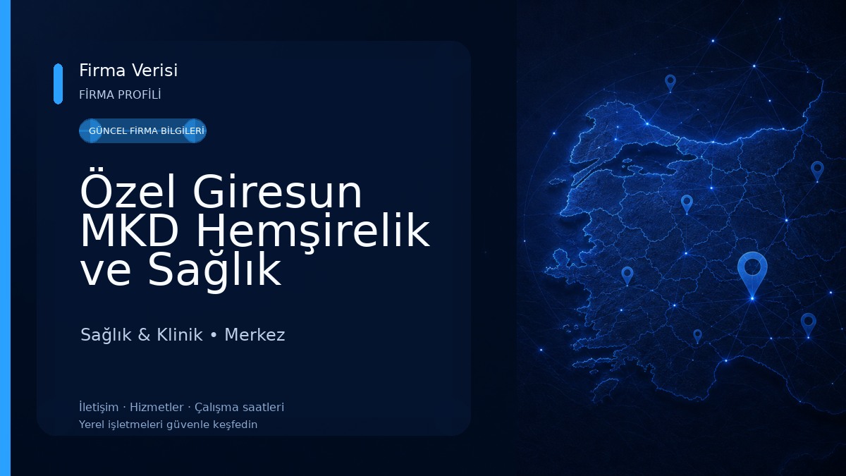 Özel Giresun MKD Hemşirelik ve Sağlık Hizmetleri Sağlık & Klinik