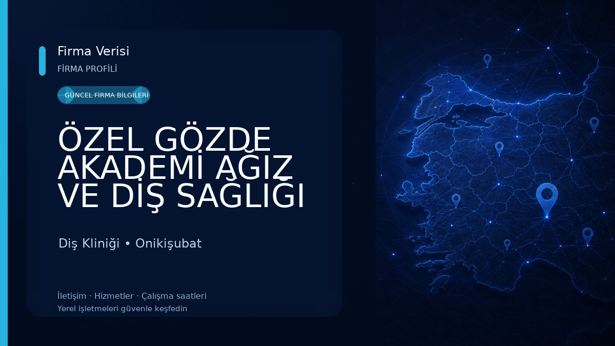 ÖZEL GÖZDE AKADEMİ AĞIZ VE DİŞ SAĞLIĞI POLİKLİNİĞİ 