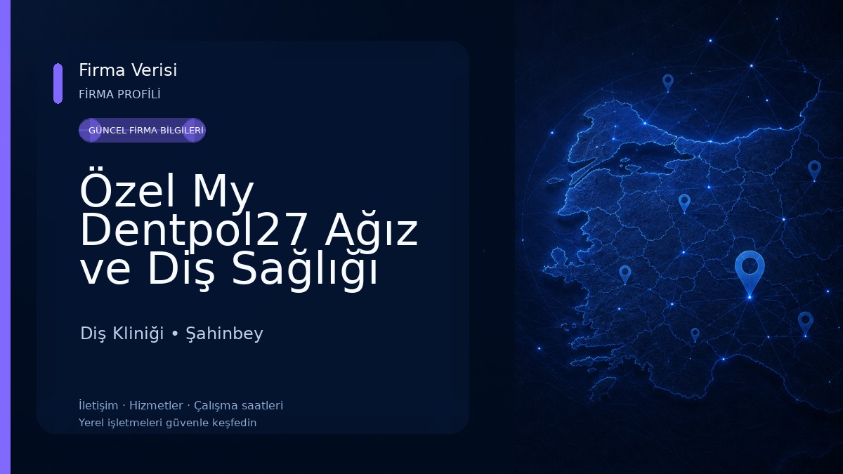 Özel My Dentpol27 Ağız ve Diş Sağlığı Merkezi Diş Kliniği
