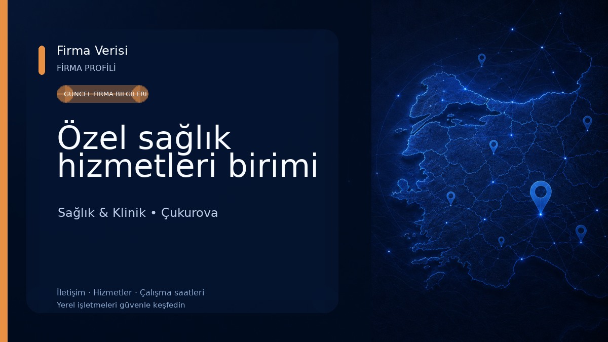 Özel sağlık hizmetleri birimi Sağlık & Klinik