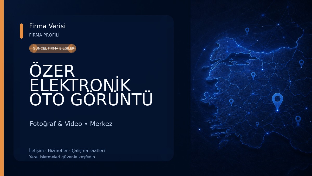 ÖZER ELEKTRONİK OTO GÖRÜNTÜ & SES SİSTEMLERİ Fotoğraf & Video