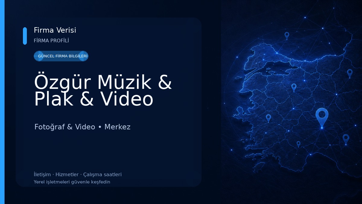 Özgür Müzik & Plak & Video Fotoğraf & Video