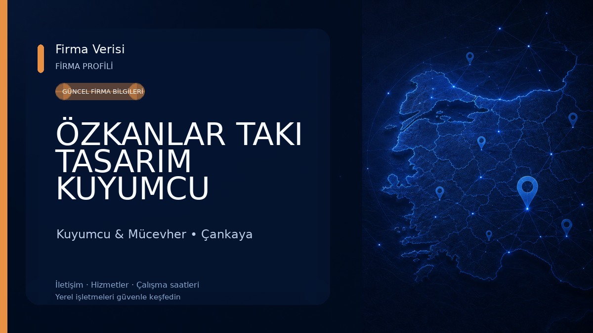 ÖZKANLAR TAKI TASARIM KUYUMCU ATÖLYESİ Kuyumcu & Mücevher