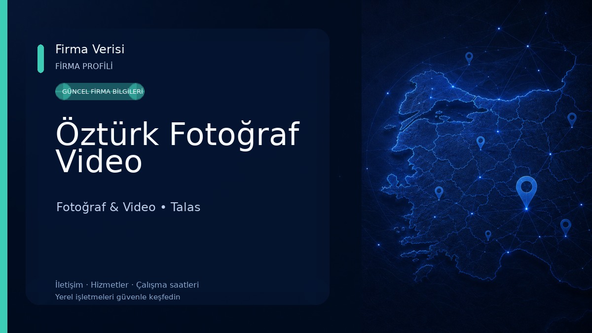 Öztürk Fotoğraf Video Fotoğraf & Video