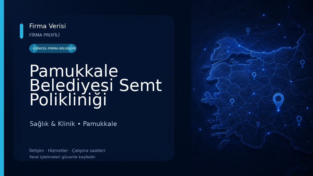 Pamukkale Belediyesi Semt Polikliniği Sağlık & Klinik