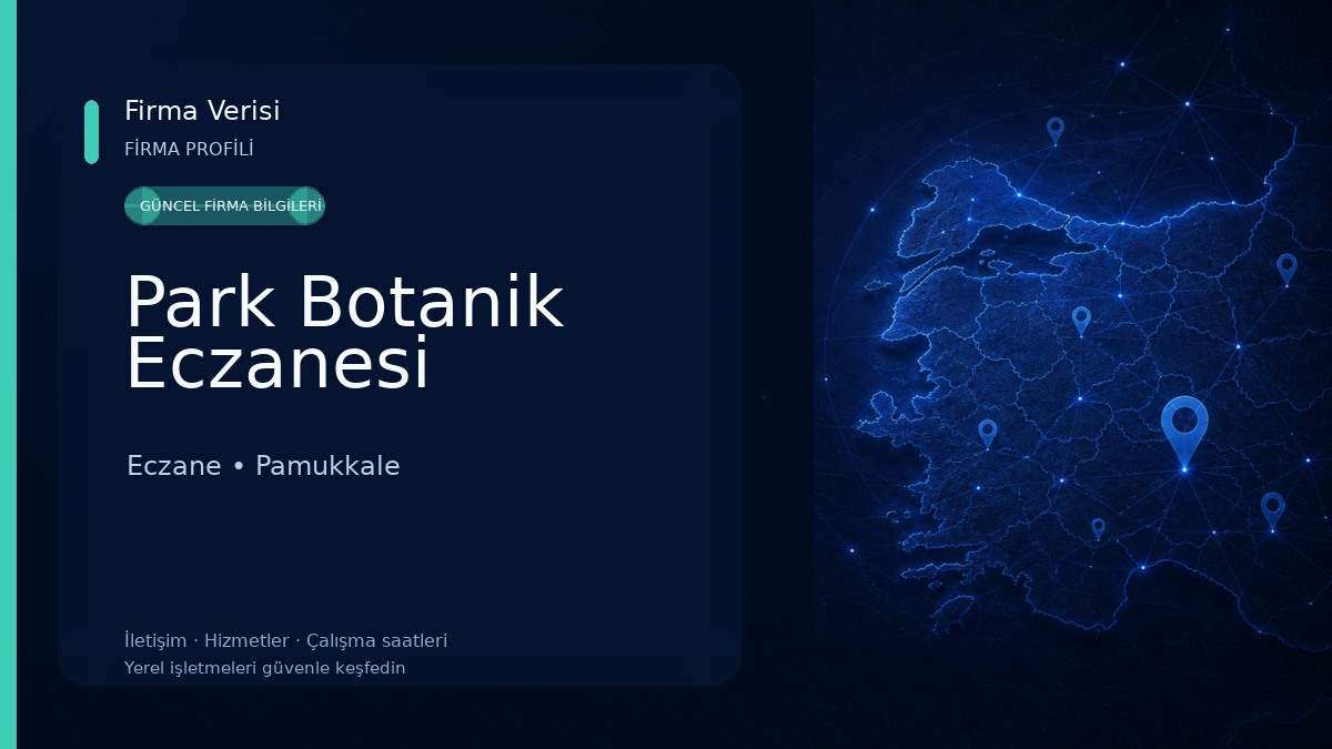 Park Botanik Eczanesi Eczane