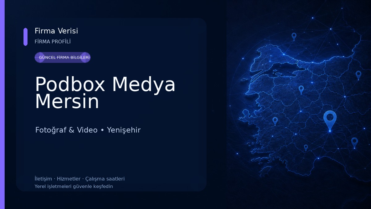 Podbox Medya Mersin Fotoğraf & Video