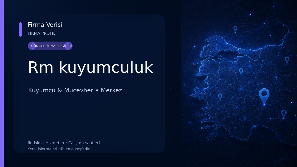 Rm kuyumculuk Kuyumcu & Mücevher