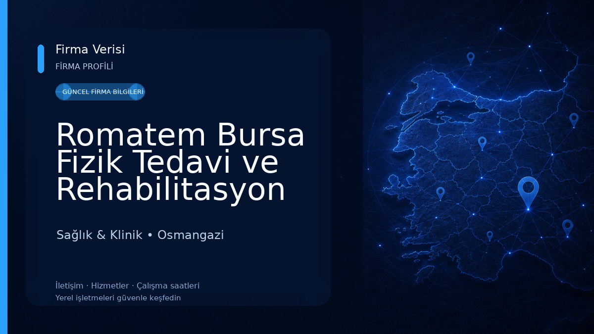 Romatem Bursa Fizik Tedavi ve Rehabilitasyon Hastanesi Sağlık & Klinik