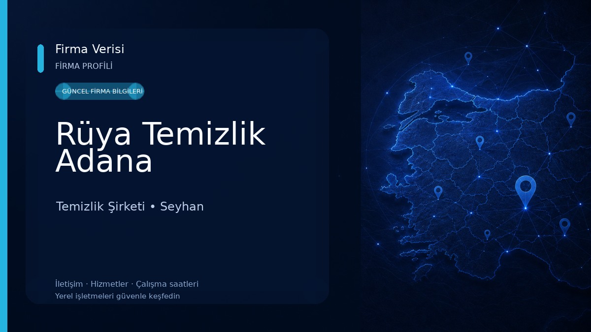Rüya Temizlik Adana Temizlik Şirketi