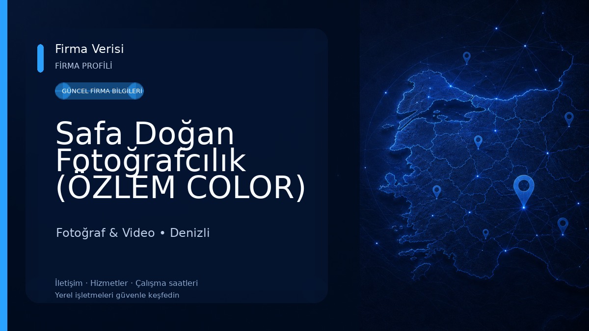 Safa Doğan Fotoğrafcılık (ÖZLEM COLOR) Fotoğraf & Video