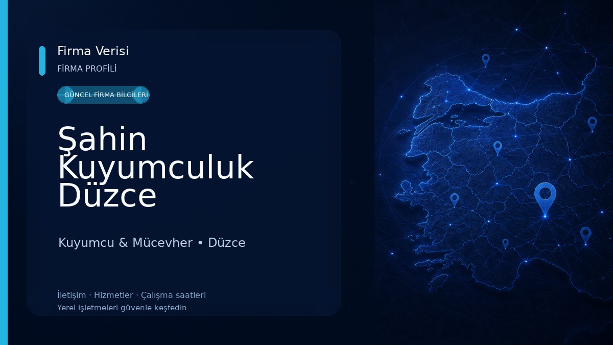 Şahin Kuyumculuk Düzce Kuyumcu & Mücevher