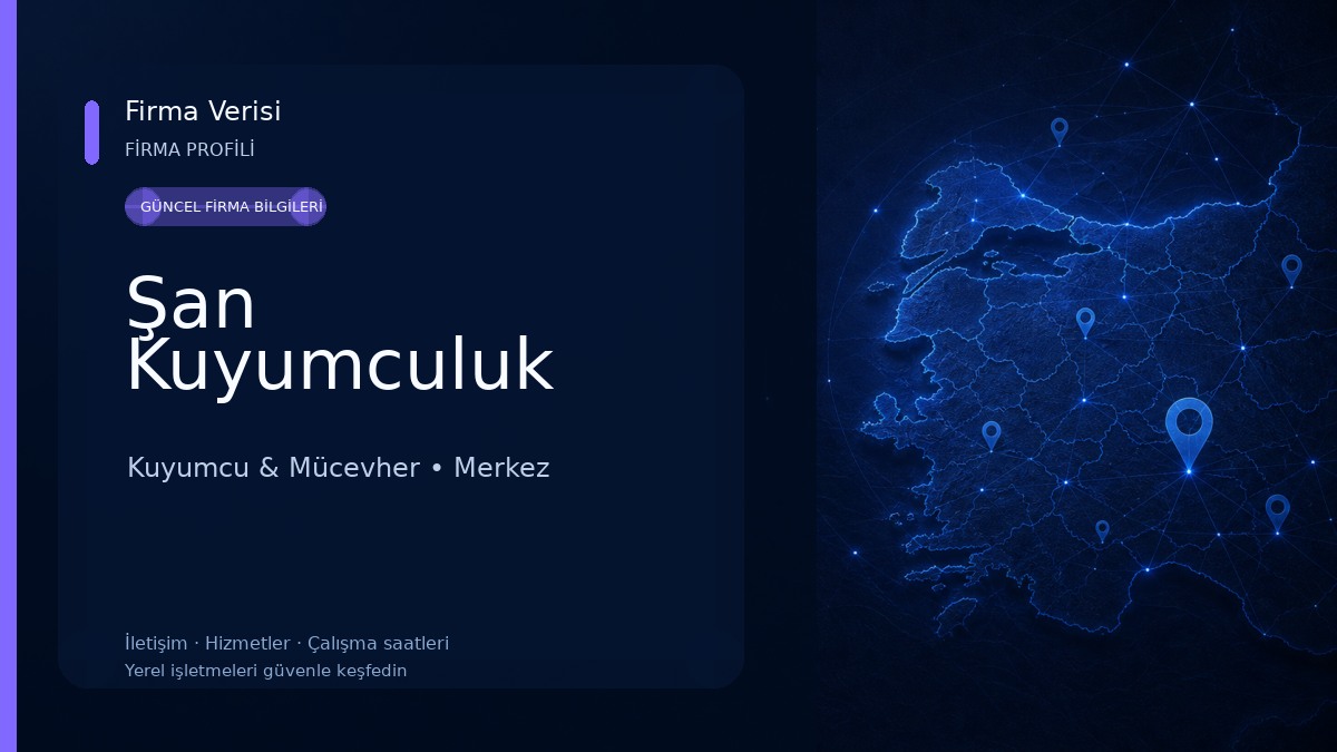 Şan Kuyumculuk Kuyumcu & Mücevher