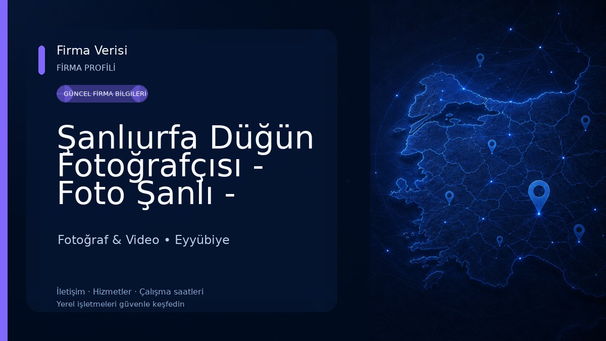 Şanlıurfa Düğün Fotoğrafçısı - Foto Şanlı - Eyyübiye 