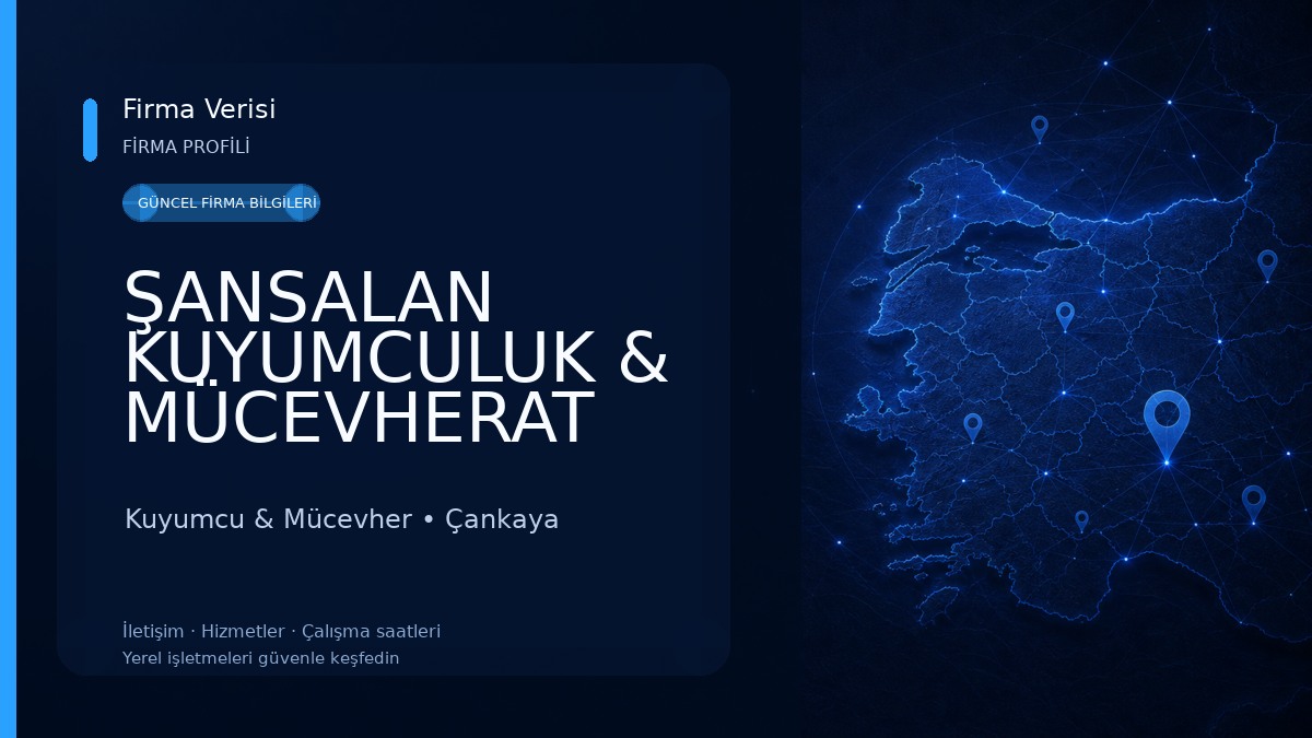 ŞANSALAN KUYUMCULUK & MÜCEVHERAT Kuyumcu & Mücevher