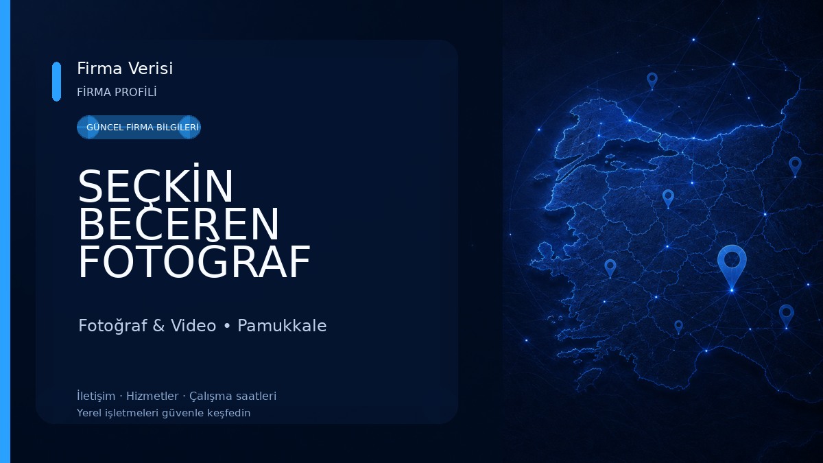SEÇKİN BECEREN FOTOĞRAF STÜDYOSU Fotoğraf & Video