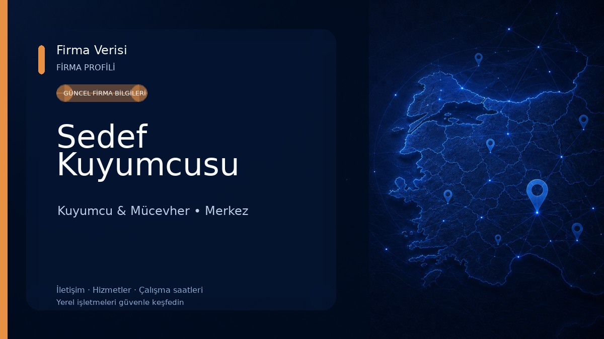 Sedef Kuyumcusu Kuyumcu & Mücevher