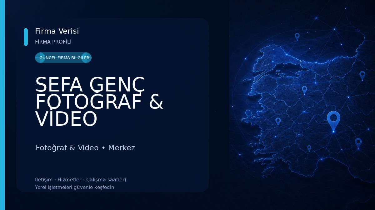 SEFA GENÇ FOTOĞRAF & VİDEO 