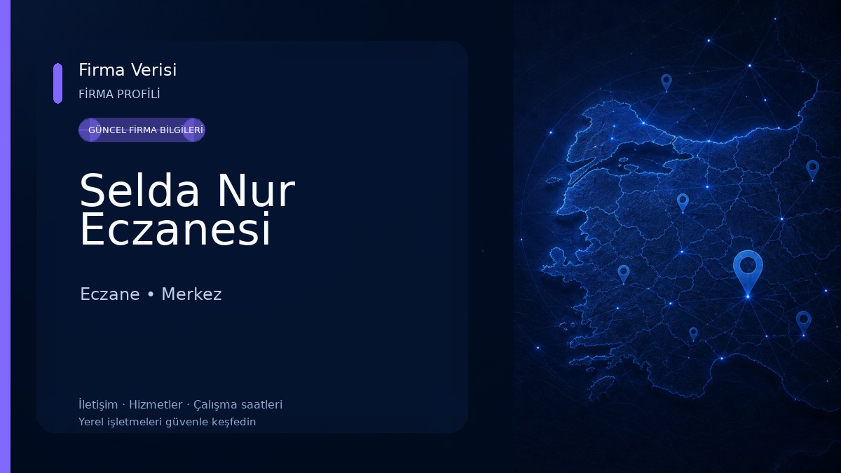 Selda Nur Eczanesi Eczane
