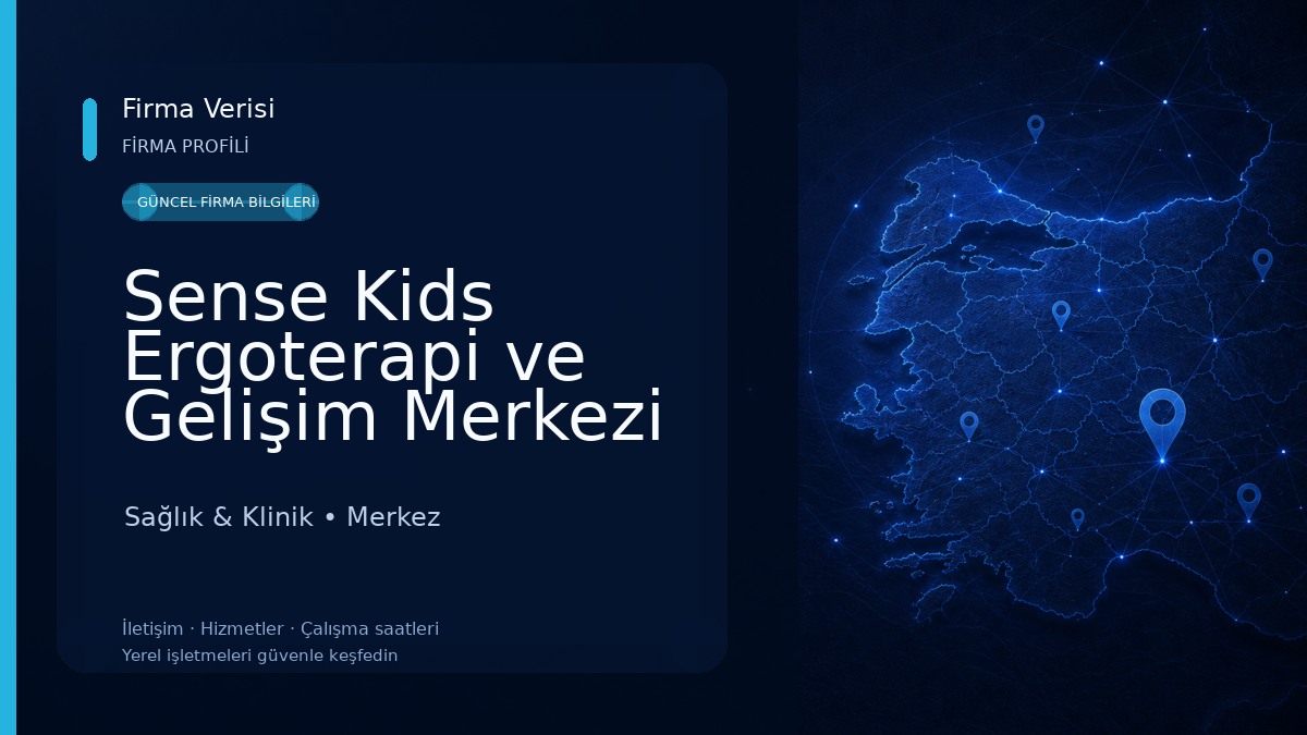 Sense Kids Ergoterapi ve Gelişim Merkezi Sağlık & Klinik