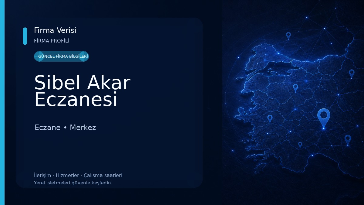 Sibel Akar Eczanesi 