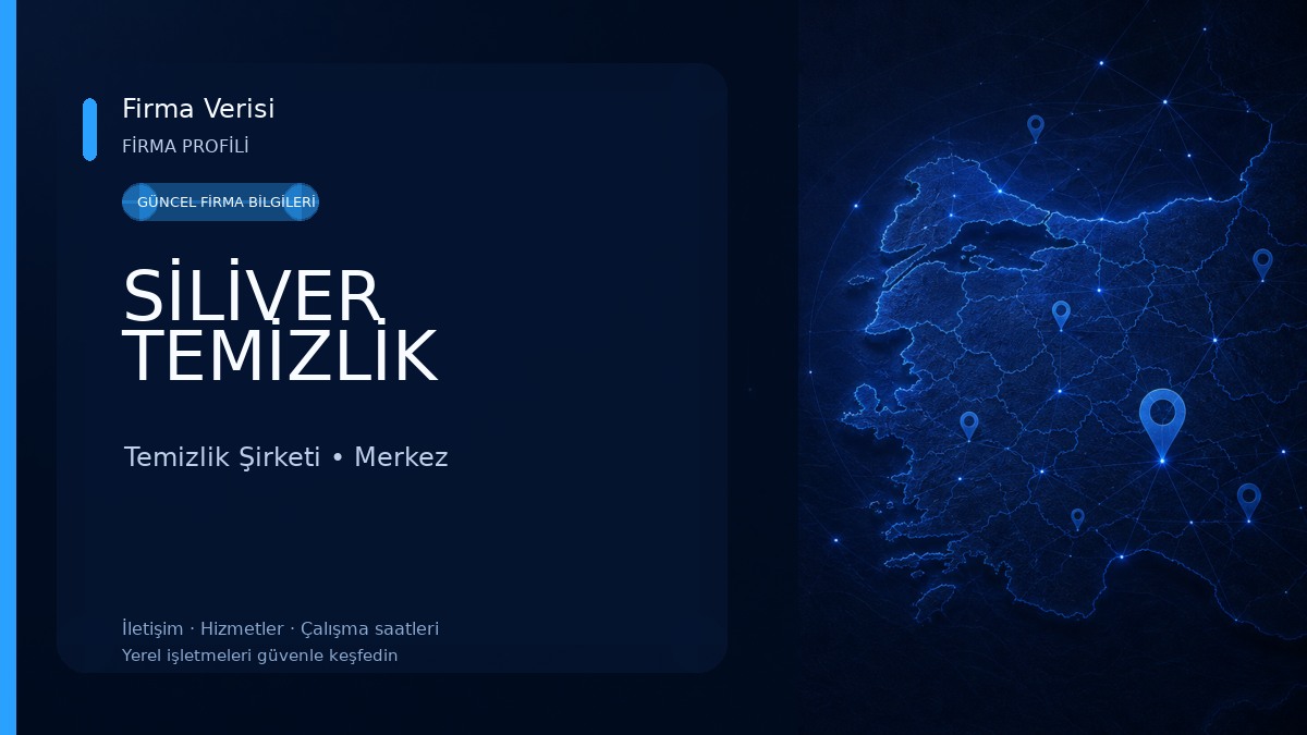SİLİVER TEMİZLİK Temizlik Şirketi