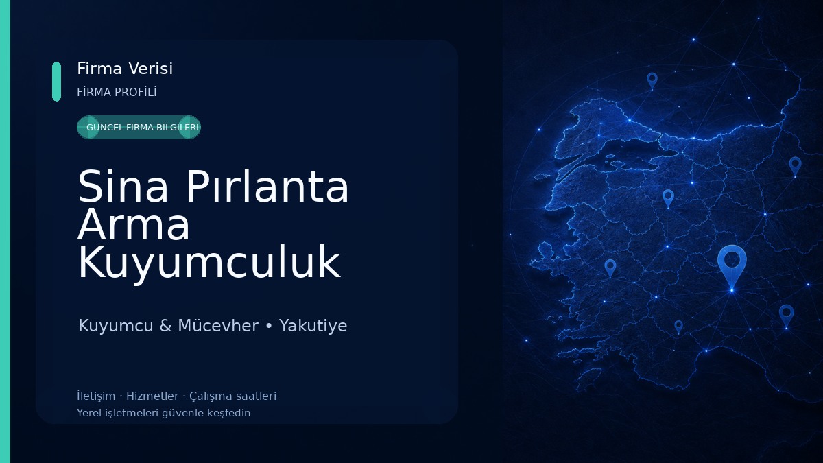 Sina Pırlanta Arma Kuyumculuk Kuyumcu & Mücevher