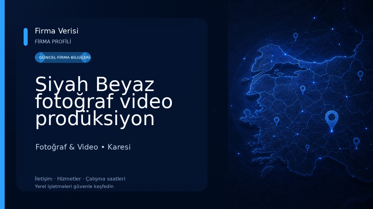 Siyah Beyaz fotoğraf video prodüksiyon Fotoğraf & Video