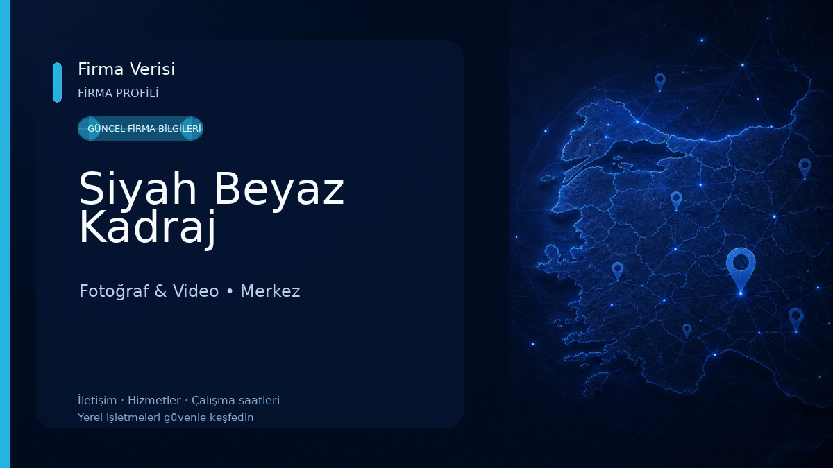 Siyah Beyaz Kadraj 