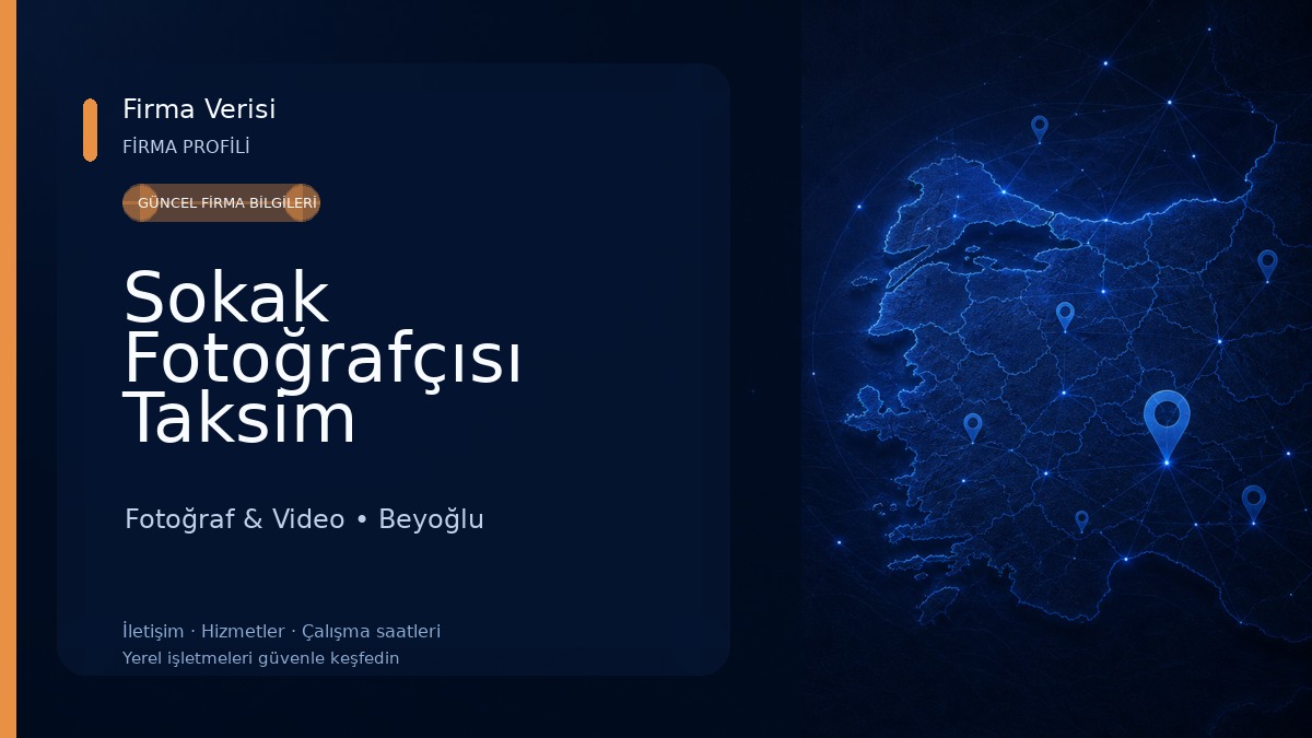 Sokak Fotoğrafçısı Taksim Fotoğraf & Video