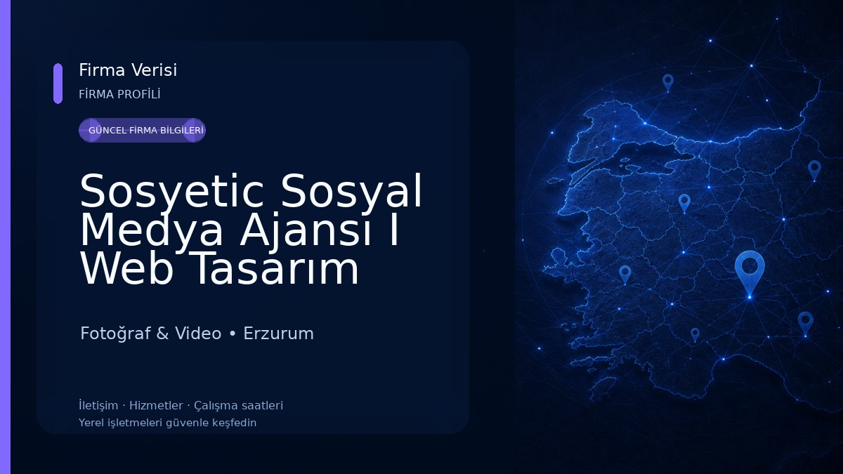 Sosyetic Sosyal Medya Ajansı I Web Tasarım Hizmeti I Reklam Yönetimi Fotoğraf & Video