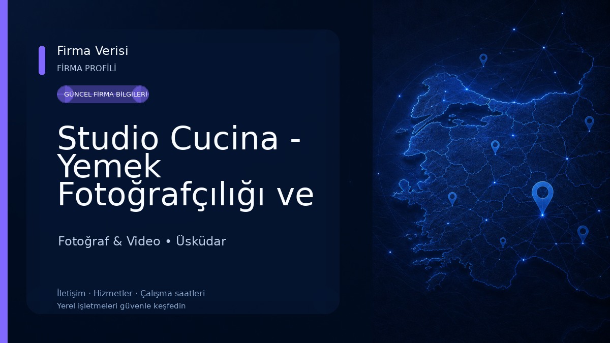 Studio Cucina - Yemek Fotoğrafçılığı ve Stilistliği Hizmetleri Fotoğraf & Video