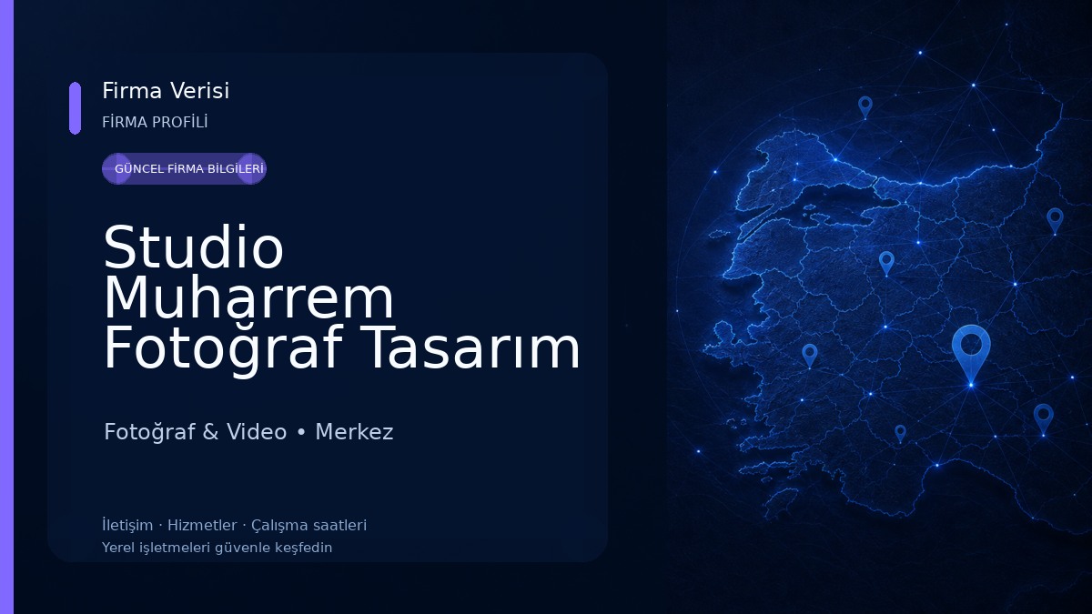 Studio Muharrem Fotoğraf Tasarım & Davetiye Fotoğraf & Video
