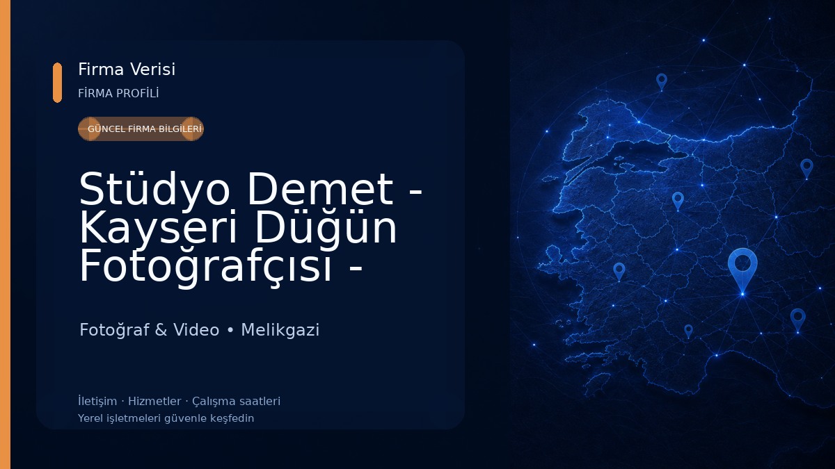 Stüdyo Demet - Kayseri Düğün Fotoğrafçısı - Harun Öztürk Fotoğraf & Video