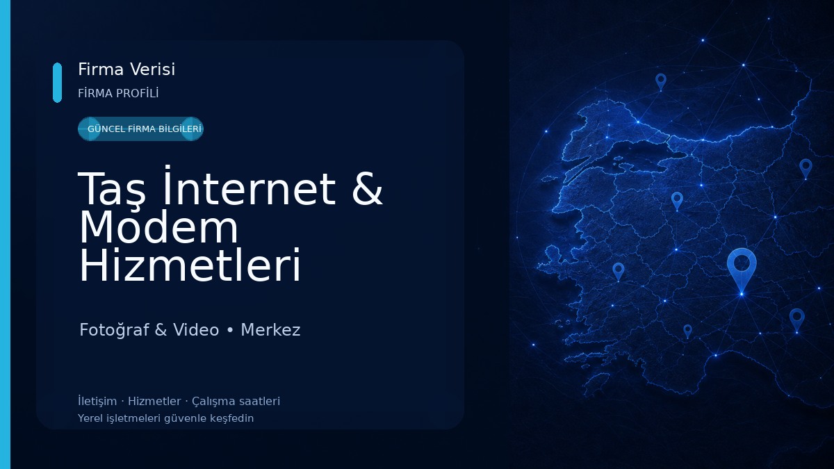 Taş İnternet & Modem Hizmetleri Fotoğraf & Video