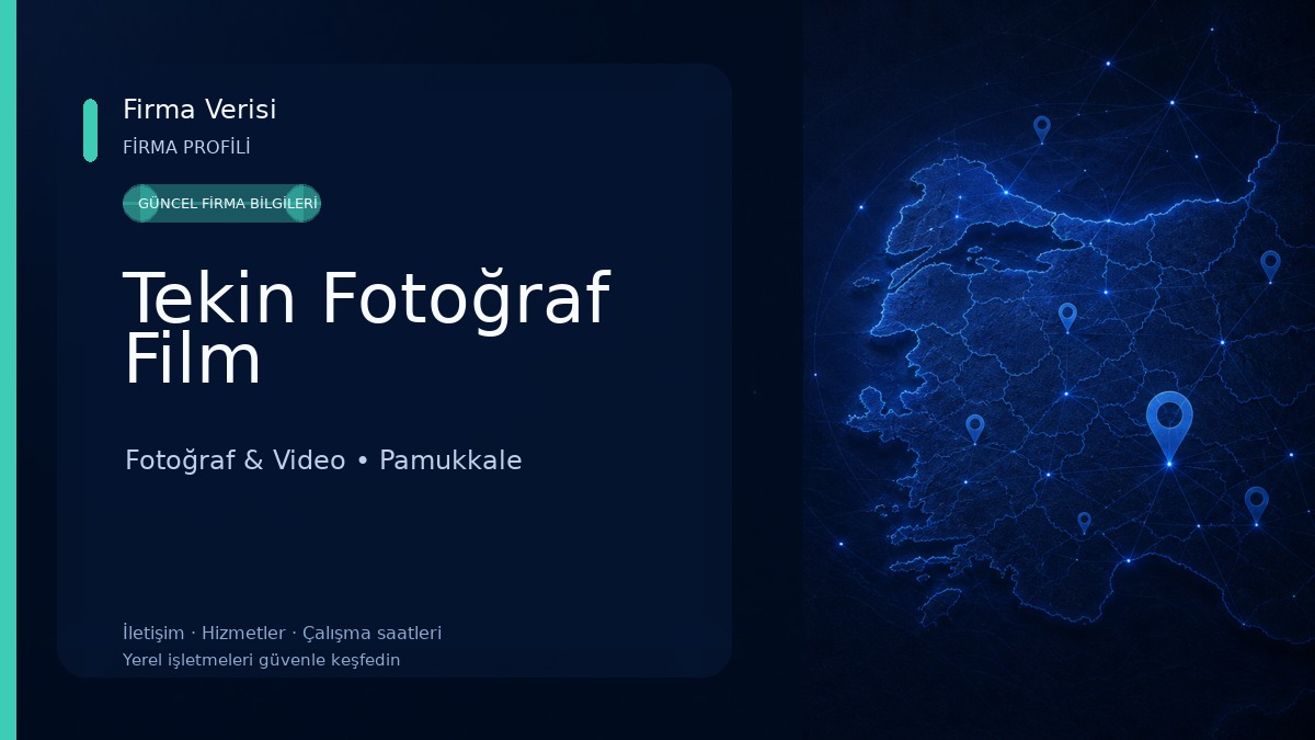 Tekin Fotoğraf Film Fotoğraf & Video