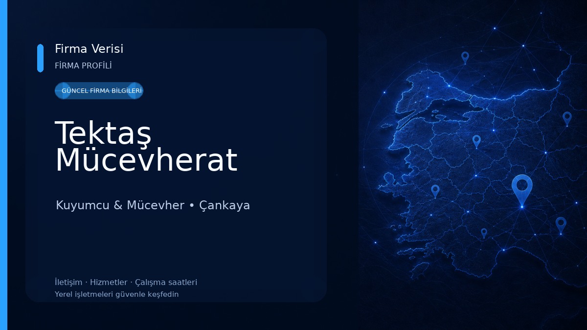 Tektaş Mücevherat Kuyumcu & Mücevher
